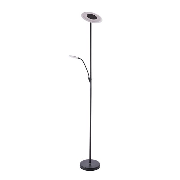 Kendal Lighting IGGY Black LED Torchiere