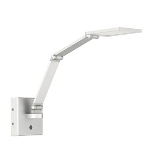 Applique murale FLIP par Kendal Lighting aluminium, bras articulé DEL