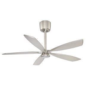 Kendal Lighting PHANTOM 54-in LED Ceiling Fan with DC Motor - Satin Nickel Finish