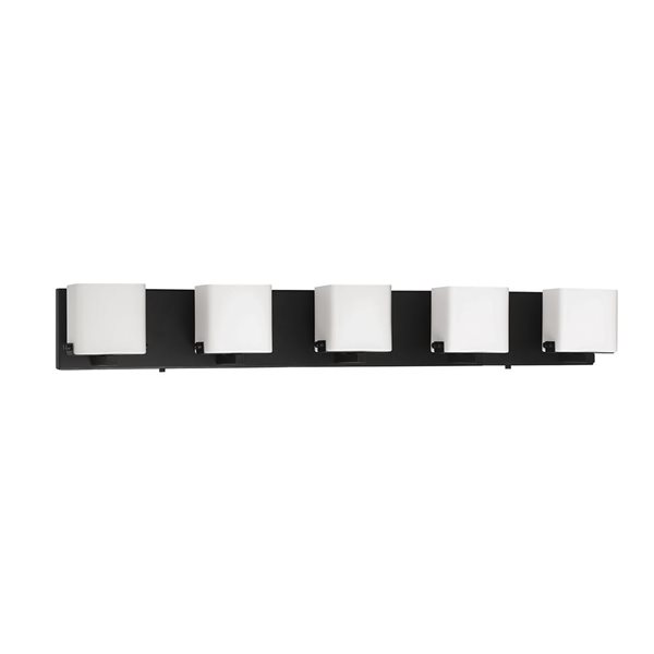 Kendal Lighting VEGA Black 5-Light Vanity Light