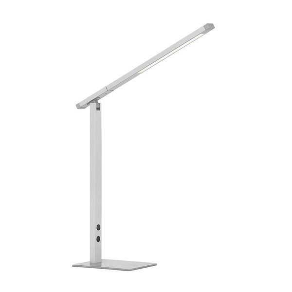 Kendal Lighting DROIDR Silver LED Desk Lamp