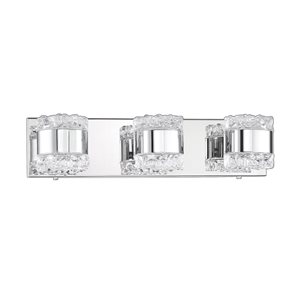 Kendal Lighting BAZIL Chrome 3-Light Vanity Light