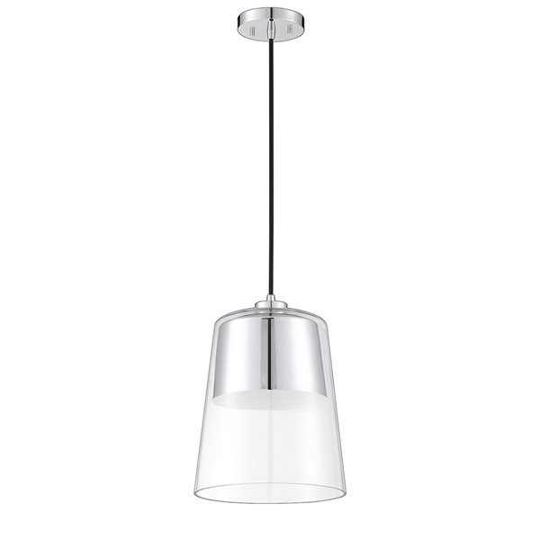 Kendal Lighting CALADON Chrome 1-Light Pendant