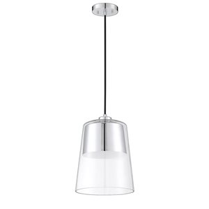 Kendal Lighting CALADON Chrome 1-Light Pendant