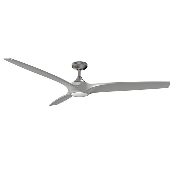 Kendal Lighting PALADIN 60-in LED Ceiling Fan - Satin Nickel Finish