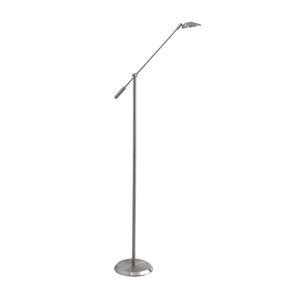 Kendal Lighting SIRINO Satin Nickel LED Floor Lamp