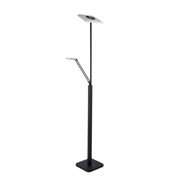 Kendal Lighting IBIZA Black LED Torchiere