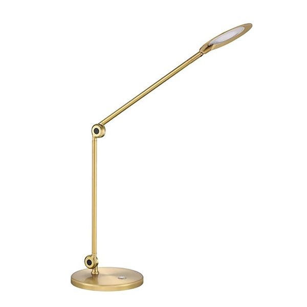 Kendal Lighting ICAN Brass LED Desk Lamp