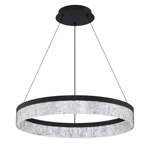 Kendal Lighting ARCTIC ICE Single Tier Ice LED Pendant