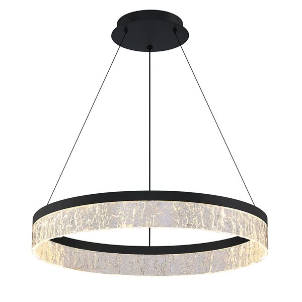 Kendal Lighting ARCTIC ICE Single Tier Ice LED Pendant