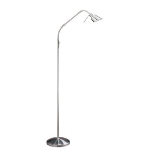 Kendal Lighting OSLO Satin Nickel Floor Lamp