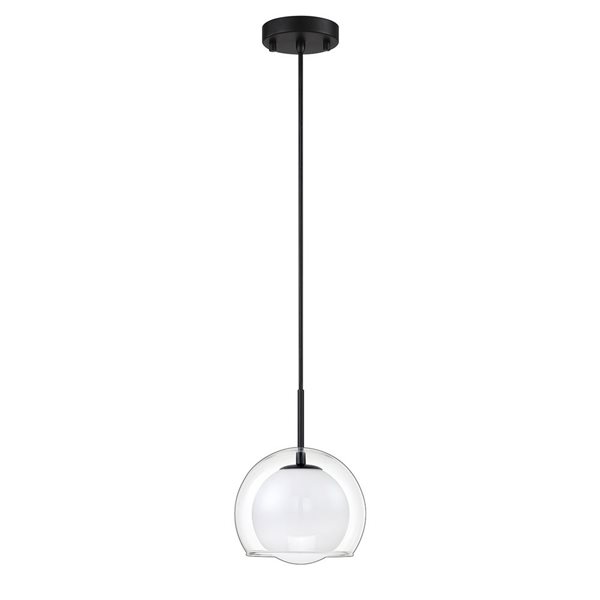 Kendal Lighting SERENO Black 1-Light Pendant