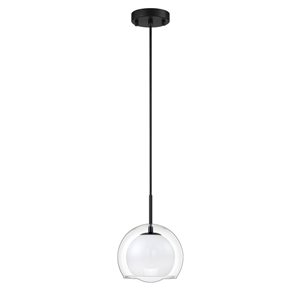 Kendal Lighting SERENO Black 1-Light Pendant