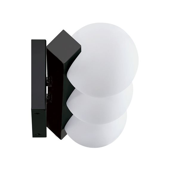 Kendal Lighting ORBITRON Black 3-Light G9 Vanity