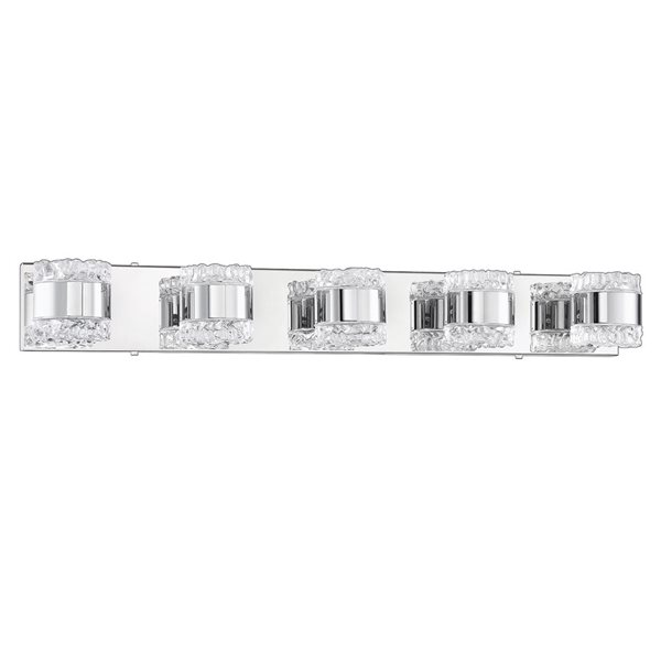 Kendal Lighting BAZIL Chrome 5-Light Vanity Light