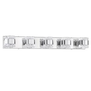 Kendal Lighting BAZIL Chrome 5-Light Vanity Light