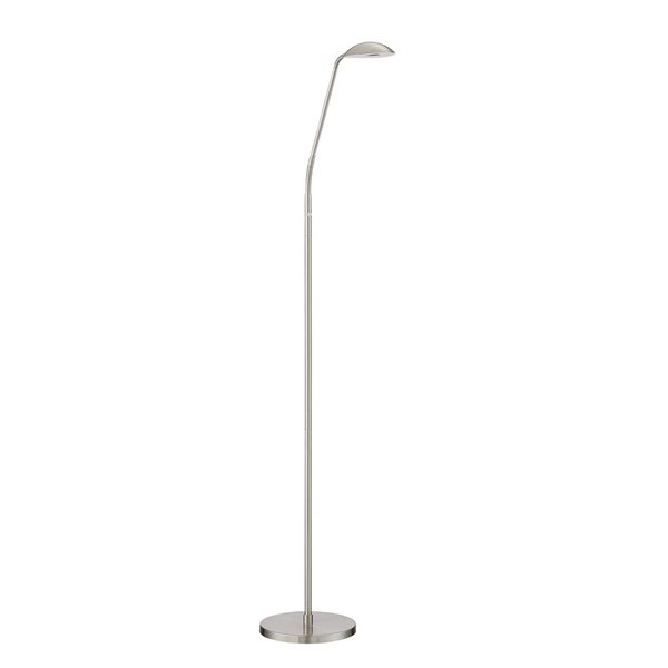 Kendal Lighting IONN Satin Nickel LED Floor Lamp