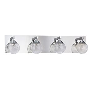 Kendal Lighting FYBRA Chrome 4-Light Vanity Light