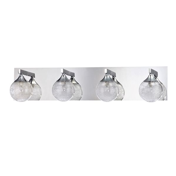 Kendal Lighting FYBRA Chrome 4-Light Vanity Light