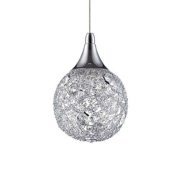 Kendal Lighting SOLARO Chrome 3-Light Pendant Pan