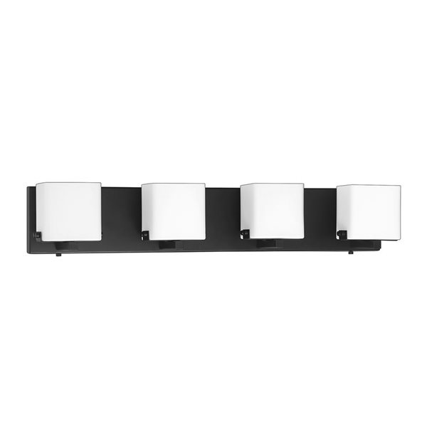 Kendal Lighting VEGA Black 4-Light Vanity Light