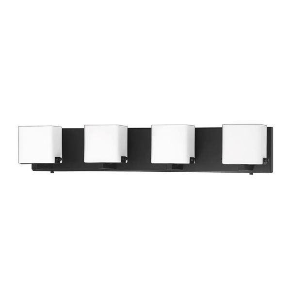 Kendal Lighting VEGA Black 4-Light Vanity Light