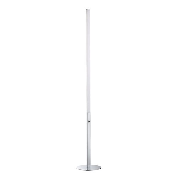 Kendal Lighting STRAIT-UP Chrome/White LED Floor Lamp