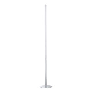 Kendal Lighting STRAIT-UP Chrome/White LED Floor Lamp