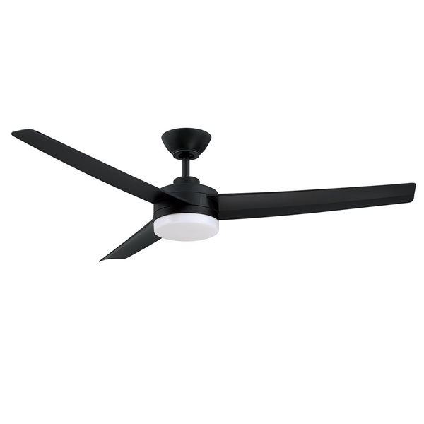 Kendal Lighting CAPRION 52-in LED Ceiling Fan - Black