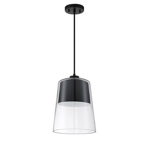 Kendal Lighting CALADON Black 1-Light Pendant