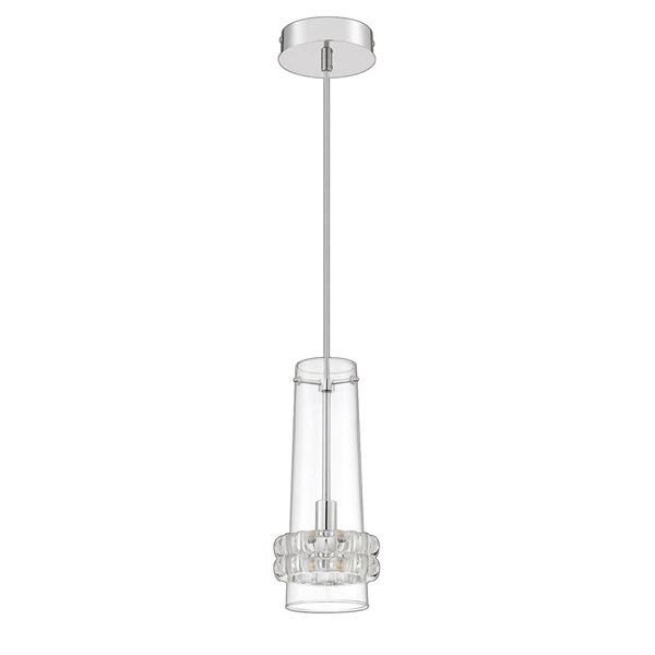 Kendal Lighting CLOE Chrome 1-Light Pendant