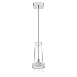 Kendal Lighting CLOE Chrome 1-Light Pendant