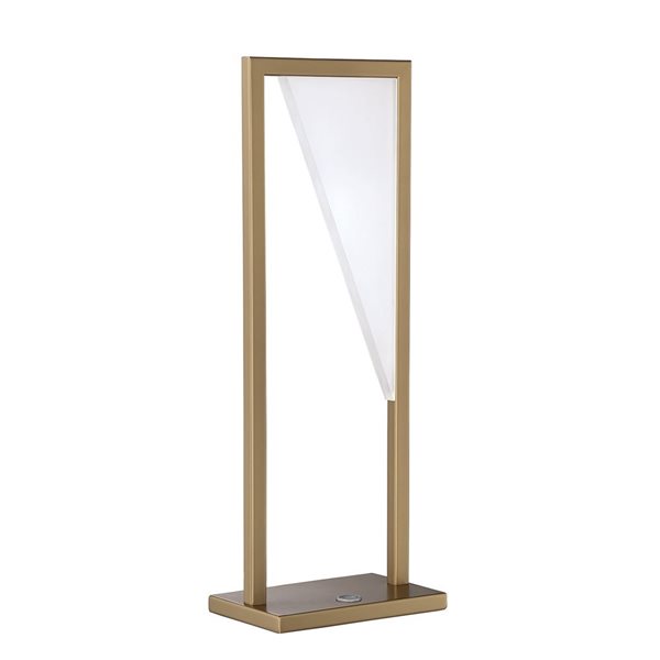 Kendal Lighting VOXX Oilcan Brass LED Table Lamp