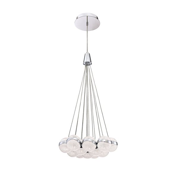 Kendal Lighting MYSTYKE Chrome 13-Light LED Pendant