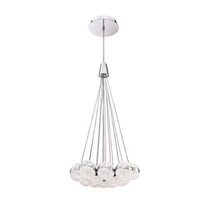 Kendal Lighting MYSTYKE Chrome 13-Light LED Pendant