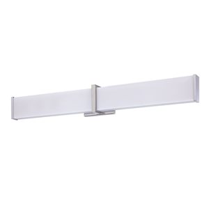 Kendal Lighting ANGLES 36-in Chrome LED Vanity Light