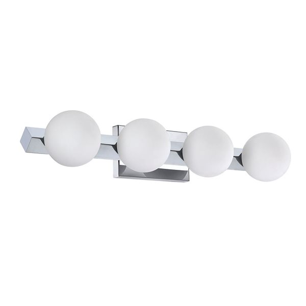 Kendal Lighting ORBITRON Chrome 4-Light Vanity