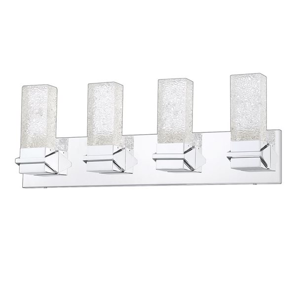 Kendal Lighting ICE Chrome 4-Light LED Vanity Light