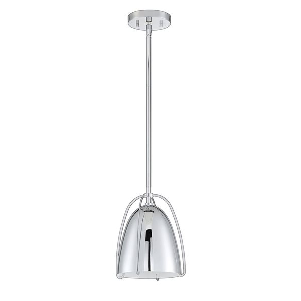 Kendal Lighting ALINA Mini Chrome 1-Light Pendant