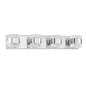 Kendal Lighting BAZIL Chrome 4-Light Vanity Light