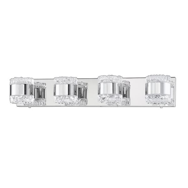 Kendal Lighting BAZIL Chrome 4-Light Vanity Light