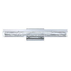 Kendal Lighting ICE AGE Chrome 24-in LED Vanity Light