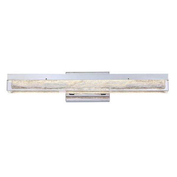 Kendal Lighting ICE AGE Chrome 24-in LED Vanity Light