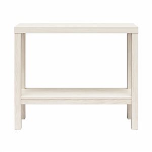 Duo de consoles jumelles en bois d’ingénierie Parsons Ameriwood Home chêne blanc, 30 po h.