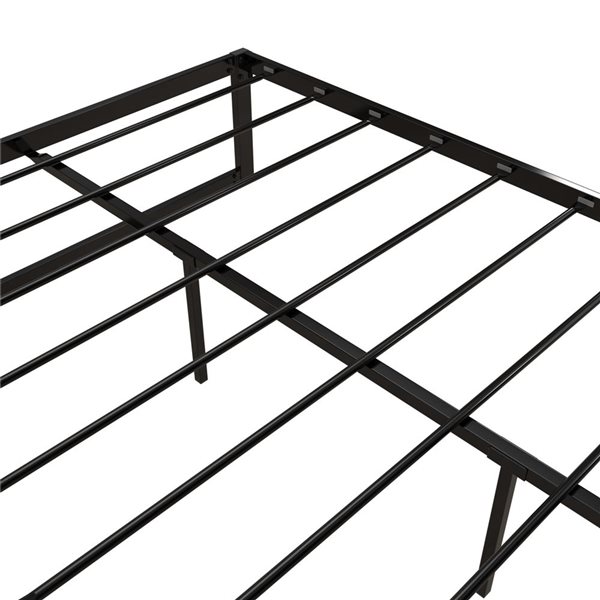 DHP Avey Black Metal Full-Size Platform Bed