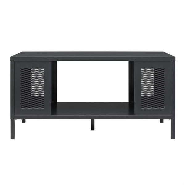 Systembuild Evolution Sunset District Black Metal Coffee Table