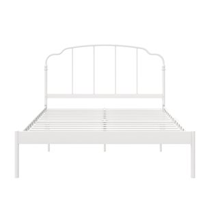 RealRooms Camie Off-White Metal Queen-Size Bedframe