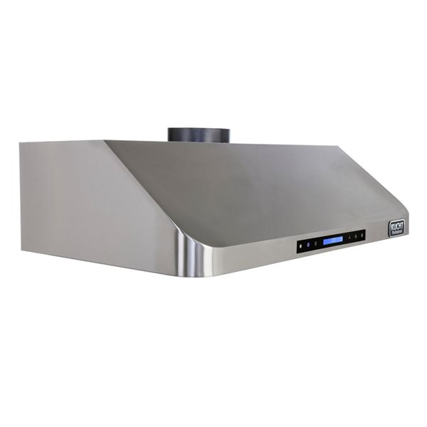 KUCHT 48-in 1200 CFM 3-Speed Fan Under Cabinet Range Hood - Stainless Steel