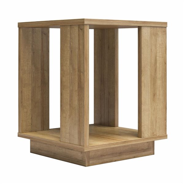 Table d’appoint contemporaine Knowle d’Ameriwood Home, naturel