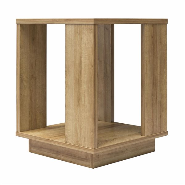 Table d’appoint contemporaine Knowle d’Ameriwood Home, naturel